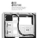 immagine 2Cooler Master MasterBox 5 White with Dark Mirror Front Panel Case per PC 'ATX, microATX, Mini-ITX, USB 3.0, con Finestra Laterale' MCX-B5S2-WWNN-01