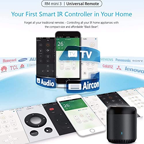 Rm Mini3 - All-In-One Ir Universal Remote Control For Broadlink: Smart Home Hub With Wifi Remote Control, Compatible With Alexa And Google Home #TOP3