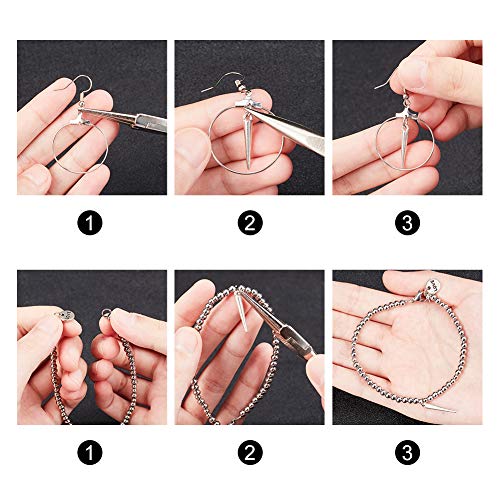 Nbeads 100 Pcs Silver Color Tibetan Style Alloy Spike Beads Charm Necklace Bracelet Pendant, Diy Handmade Accessories Jewelry Making Findings Supplies For Birthday Party #TOP3