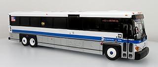 Iconic Replicas MCI D4500CT Intercity Bus MTA NYC Transit, New York 1/50 Scale-O Scale Dimensions 10" Long, 2" Wide & 2" Tall New in The Box Well Detailed Both Inside and Out Made of ABS Plastic