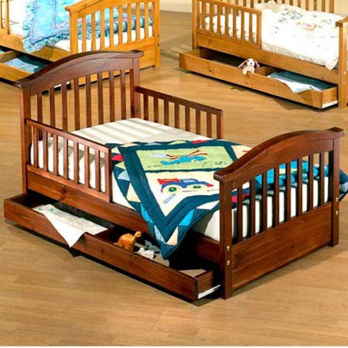 Sorelle Joel Toddler Bed - Oak on Pine