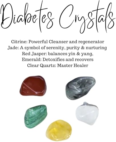Healing Atlas Diabetes Kit - Boost Your Well-Being with The Power of Gemstones! Kit de Diabetes Healing Atlas - Mejora tu bienestar con el poder de