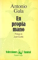 En propia mano 8423921123 Book Cover