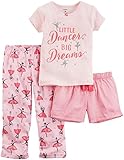 Carter's 3 Piece Ballerina PJ Set - Print - 12-18 Months