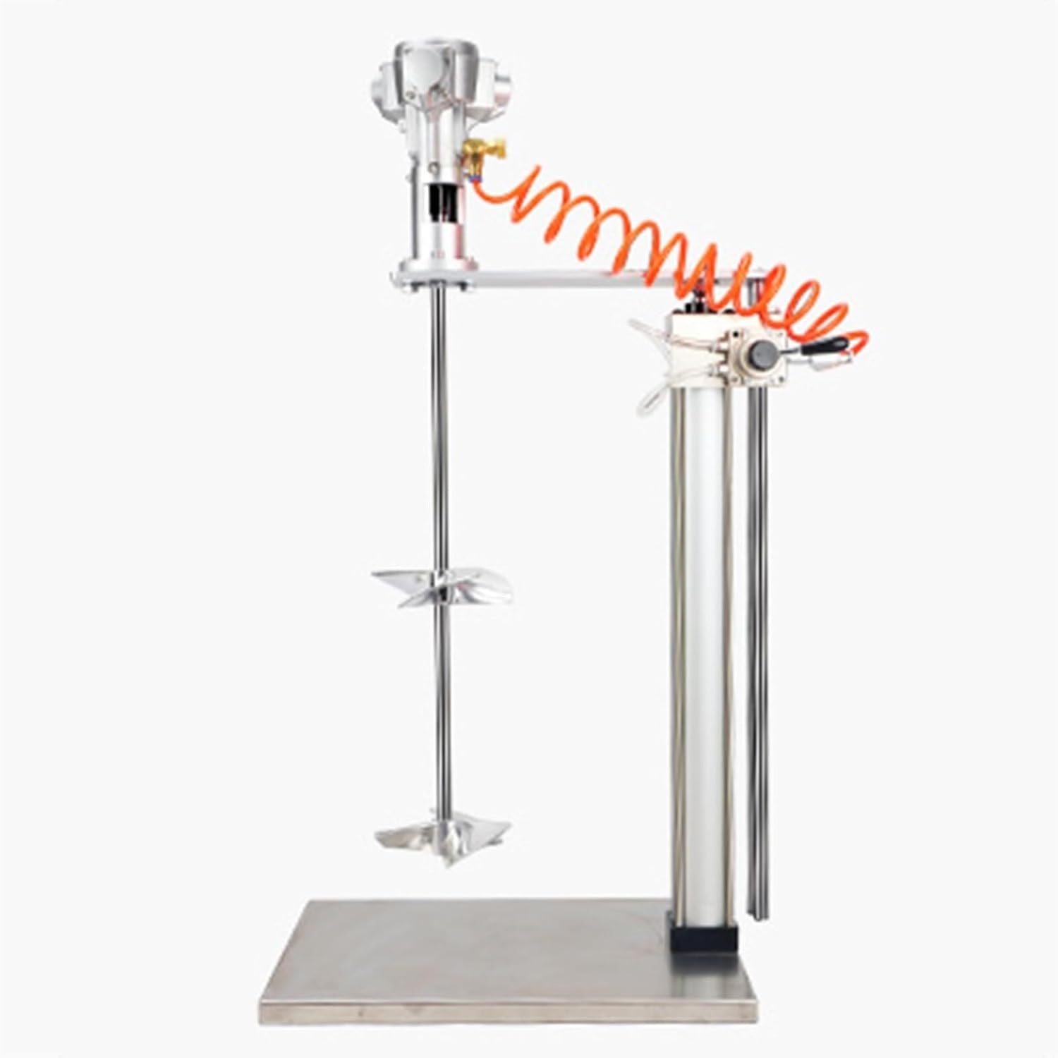 50 Gallon Pneumatic Mixer, Air Agitator, Ink Coating Mixing Tool, Automatic Height Adjustment, for Viscous Liquid Ink Dye Chemicals