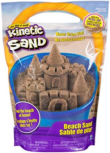 Kinetic Sand, 1.36kg Beach Sand for Squishing, Mixing and Moulding for Kids Aged 3 and Up