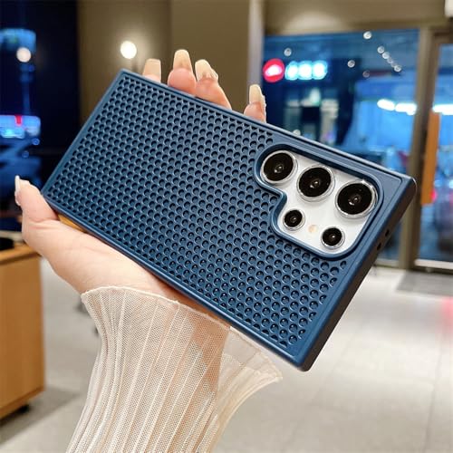 Coque en maille anti-chaleur respirante et résistante aux chocs pour Samsung S23 FE