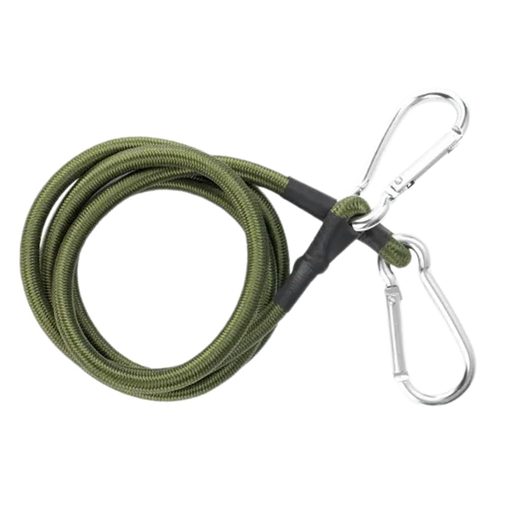 Elastic Straps with Carabiner Hooks Heavy Duty Bungee Cord for Outdoor Tent, Luggage Rack, Camping, Cargo Enduring