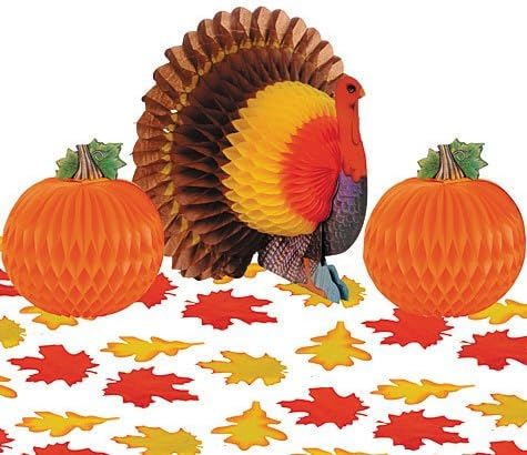 Party America Thanksgiving Table Decorating Kit
