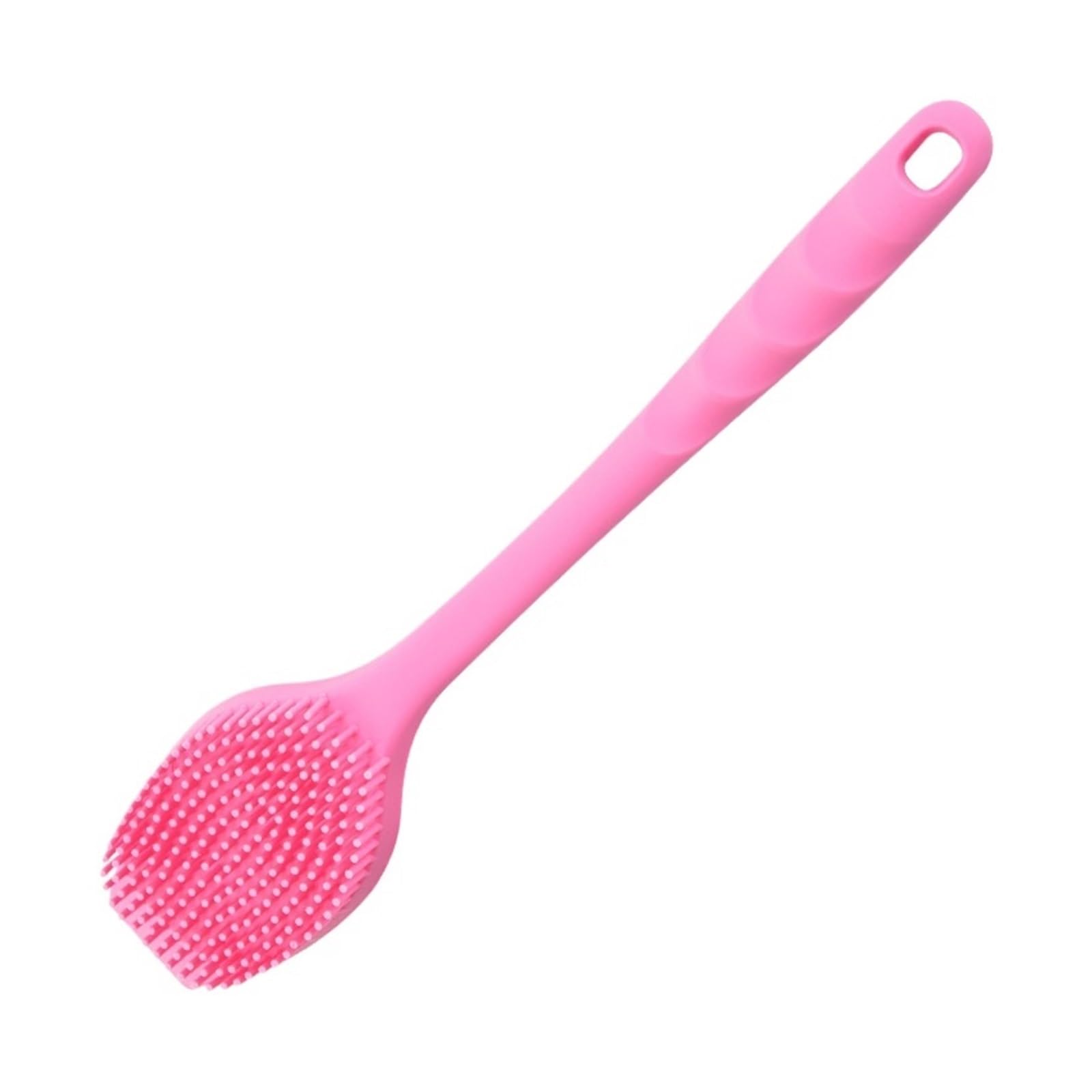 WZPTLKIBAD Silicone Dishwashing Brush, Long Handle Hangable Scrubber