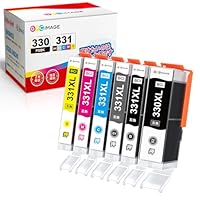 Canon 大容量　330XL 331XL 6色　1セット 純正インク　新品 インク革命.COM キヤノン インク BCI-331+330 6色セット 330 331