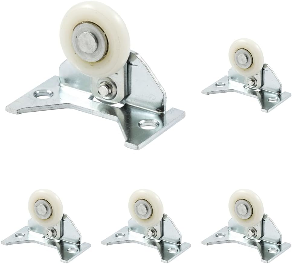 Prime-Line N 6619 Pocket Door Roller Assembly with Four Wheel, (5/16 inch x 1-1/4 inch outside diameter on 2-1/2 inch x 1-3/8 inch base ), Zinc