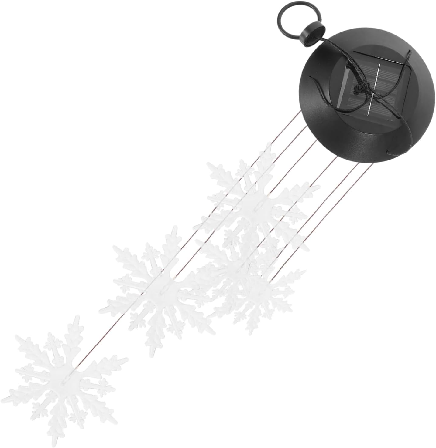 Color Changing Solar LED Wind Chime Light Outdoor Decorative Hanging Light for Portable Solar Powered Lamp for Holidays and Nighttime Ambiance