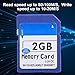 Memory Card, Read Speed Up to 80 to 100M/S, Write Speed Up to 10 to 20M/S, High Speed Memory Card for MP3, MP4, Camera, SLR, Game Machine, Plug Card Speaker, Loud Speaker(2GB)