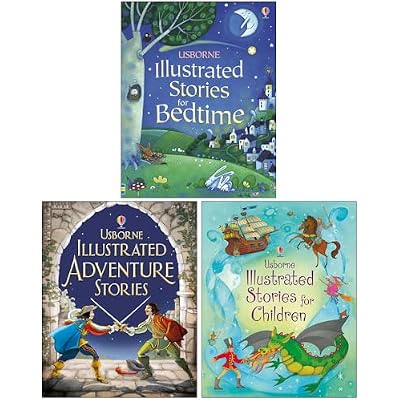 Usborne Illustrated Story Collections 3 Books Collection Set