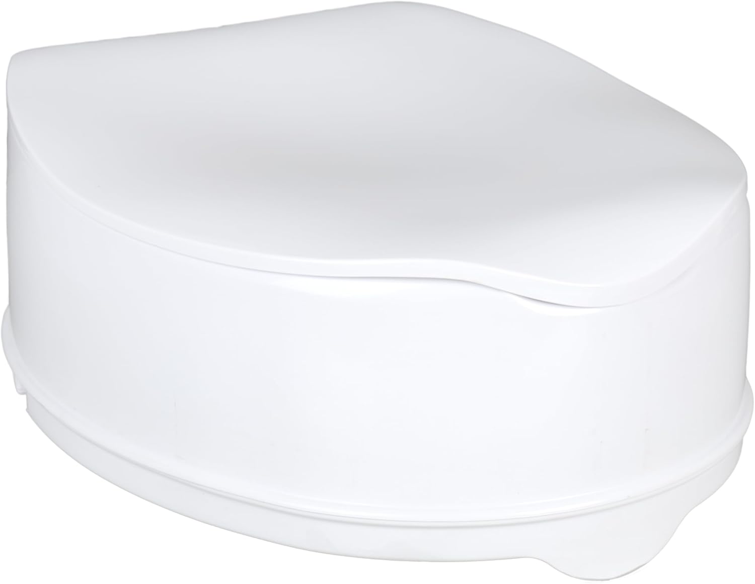 HOMECRAFT Savanah Raised Toilet Seat 6" with Lid, Elongated & Elevated