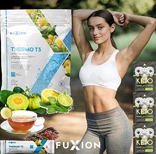 Fuxion Thermo T3-Fast, Healthier,Nutritional Thermogenic Supplement w. 3 Kind of Tea Extract,Premium Fat Burning Acetyl L-carnitine 41 Sticks
