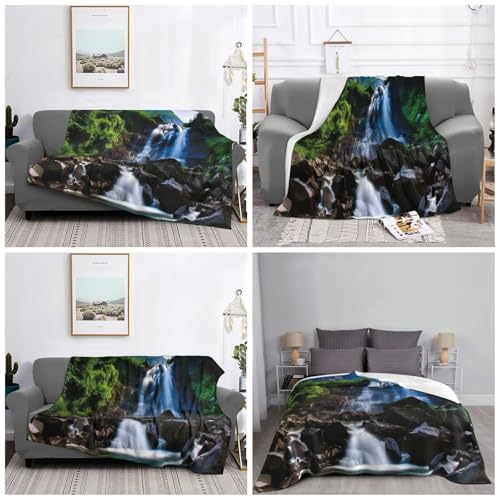 Couverture en micro-polaire haut de gamme en microfibre douce effet peluche - 6