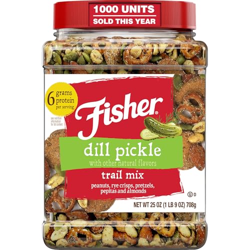 Fisher Dill Pickle Trail Mix, 25 oz (Pack of 1),