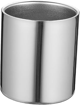 Ipetboom Double Walled Stainless Steel Mug Brushed Cup Lightweight Water Cup for Coffee Tea Juice Camping Travel Home Use Unbreakable and Rust Resistant