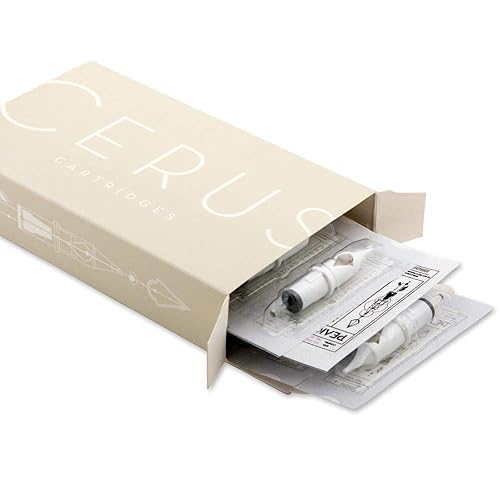 Miniatura 2 de Peak Cerus - Agujas para cartucho de tatuaje, 0.012 in, 4 agujas planas de cartucho cónico de 0.138 in - Excelente para tatuaje, microblading y