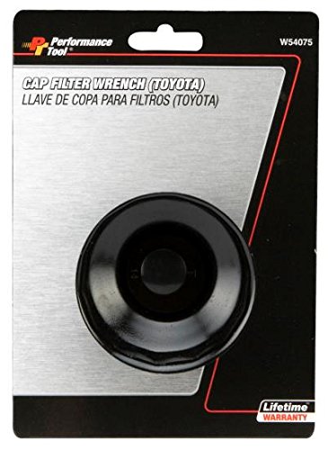 Performance Tool W54075 Toyota Cap Filter Wrench ( Corolla, Matrix, Prius, Scion, Avalon, Camry, Highlander, Rev 4, Sienna, Venza, Tundra, 4 Runner and Sequoia), 1 Count (Pack of 1)