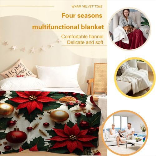 Couverture Polaire 220x240 Fleur Rouge : douceur persistante premium - 4