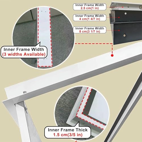 Trampilla pladur impermeable con panel de acceso invisible y llave 6