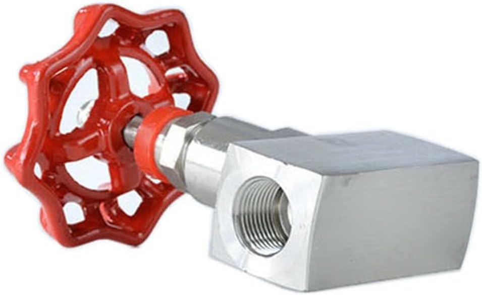 Valve 1/4" 3/8" 1/2" High Pressure Needle Globe Valve J13-160P Stainless Steel BSP Internal Thread Needle Valve (Color : Bsp, Size : 0.5 Inch)
