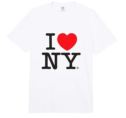 I Love New York Classic Logo Comfort Colors Adult Heavyweight T-Shirt