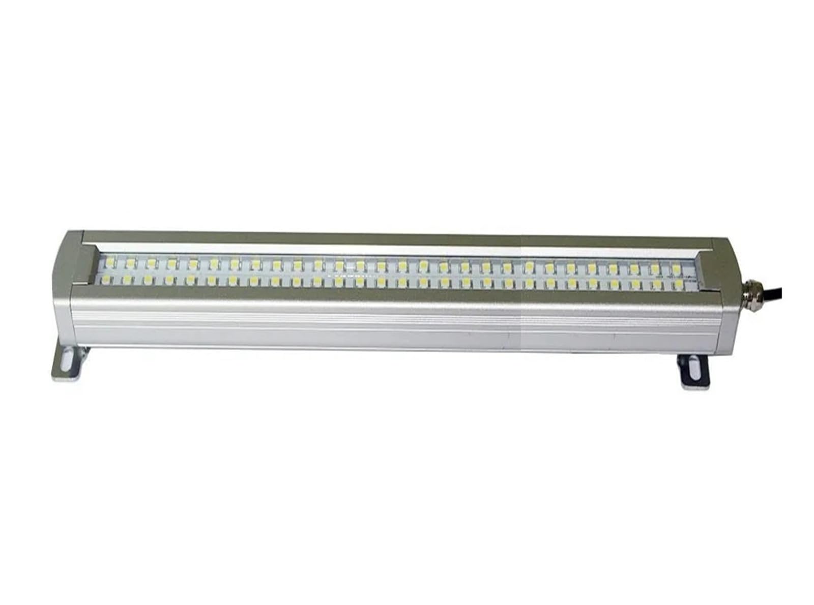 15 W DC 24 V AC 220 LED Metalowa lampa panelowa do obrabiarek CNC Wodoodporna robocza IP67 Wysoka jasność(220V)