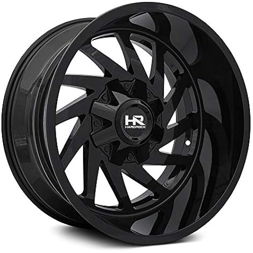 20x10 Hardrock Crusher Gloss Black 5x127/139.7 ET-19 wheel/rim
