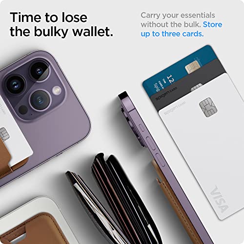 Spigen Valentinus (MagFit) projetado para MagSafe 3-Card Compatível com os modelos iPhone 15, iPhone