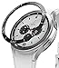 Ringke Bezel Styling Compatible with Samsung Galaxy Watch 4 Classic 42mm Adhesive Frame Ring Cover Anti Scratch [Stainless Steel] Protection for Galaxy Watch4 Classic 42mm - Black [42-02]