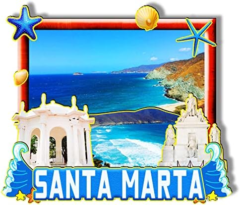 Santa Marta Colombia Wooden Magnet 3D Fridge Magnets Travel Collectible Souvenirs Decorations Handmade Crafts-2 image 5