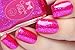 Gamma - neon pink iridescent flakie nail polish by Cupcake Polish