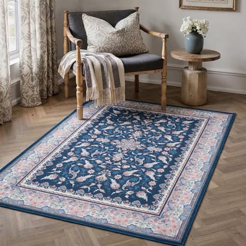 Image of Dream Weaverz Anti Slip Rectangular Carpet for Living Room & Hall | Silk | Flat Woven Soft Washable Floor Mat for Home, Bedroom Floor & Kitchen | Durable Anti Skid Rug for Daily Use (3 X 5) feet