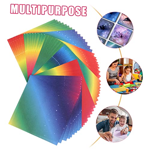 TEHAUX 600 Folhas De Papel De Construção Para Decoração DIY Artesanato Feito À Mão Papéis Gradientes