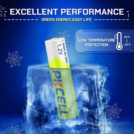 Pkcell Rechargeable Aaa Batteries,Nimh 1000Mah 1.2V Rechargeable Battery-4Count #TOP4