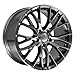 OE Wheels CV22B 19 Inch Rim Fits Corvette C7 Z06 Style 5x120.65 19x10 Gloss Gunmetal - Hollander 5734 (1)