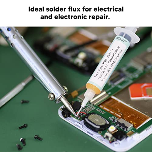 Image of 2Pcs Solder Flux, Soldering Flux Soldering Paster Easy Tinning Syringe Type RMA 223 UV for PCB BGA