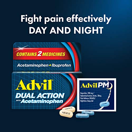Advil Dual Action With Acetaminophen And Ibuprofen (2 Dose Equivalent