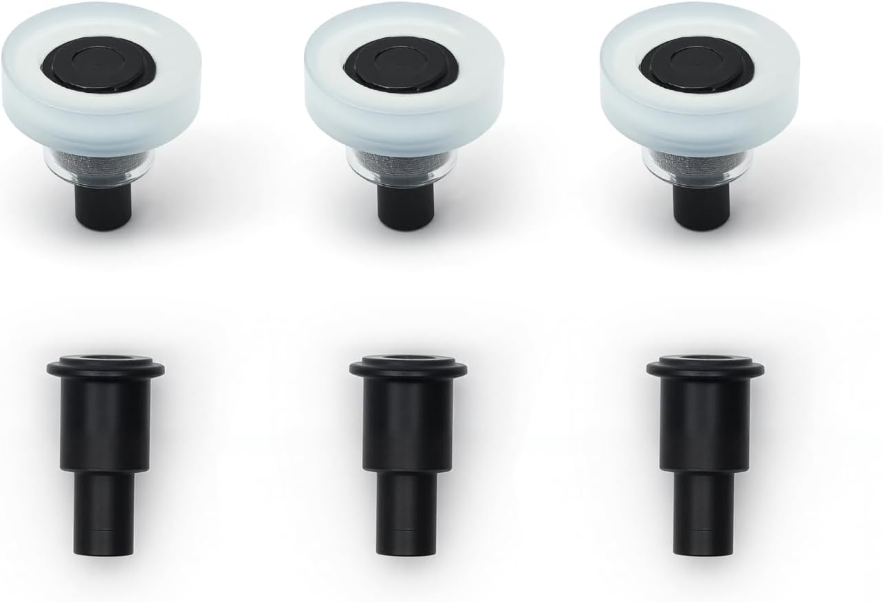 Regulator Window Rollers for GTO 442 Chevelle GM Buick 64-68 Door Window Glass Regulator Roller and Rivet 6pcs