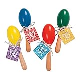 Shake For A Kiss Wedding Maracas with tags (bulk set of 24) Wedding Party Supplies