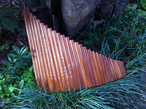 Flauta de bambú de 31 tubos, pequeña melodía G, instrumento exclusivo de flauta de boutique, flauta profesional de panpipe, flauta