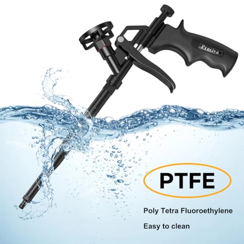 Image of Foam Gun, Preciva Professional Foaming Gun Heavy Duty PU Expanding Foam Gun Spray Application Applicator
