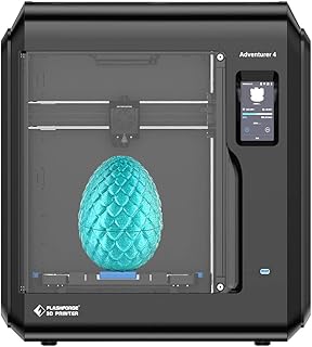 FLASHFORGE Adventurer 4 3D Printer with 2 Removable Nozzle Extruders and Flexible Heating Plates; Free-Leveling Plate; Remote Camera Monitoring; Resume, Accurate, Mute and on Cloud Printing (AD4)