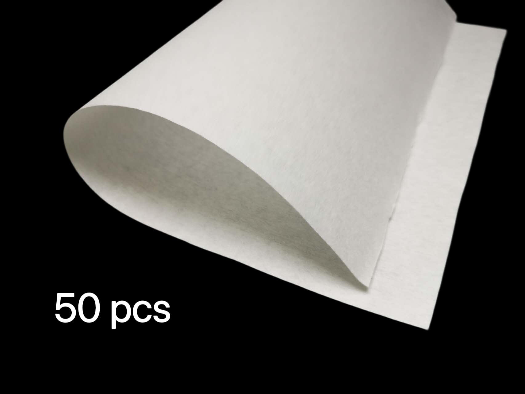 50 pcs Couch Sheets for Hand Paper Making Papermaking, 9.8x11.8 inch & 11.8x15.7 inch, Non-Woven, Water Absorbent, Multiple Use (11.8x15.7 inch)