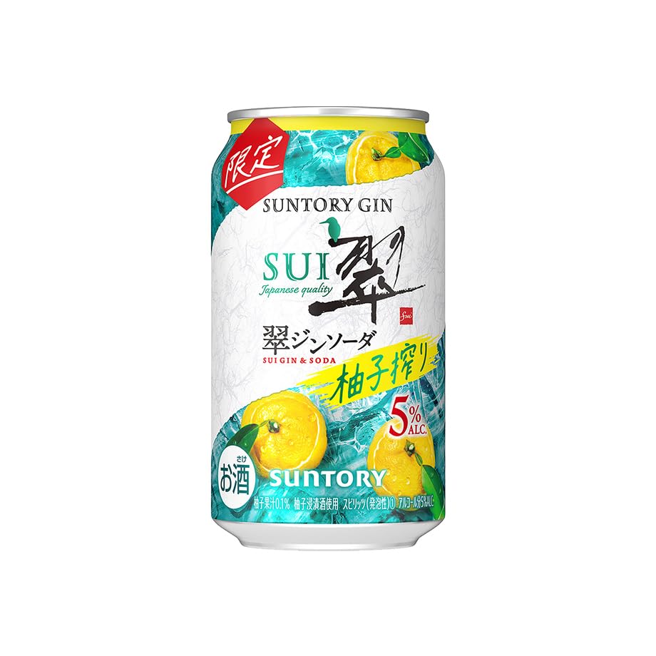 Amazon.co.jp: サントリー 翠 SUI ジンソーダ 柚子搾り 350ml 缶 24本