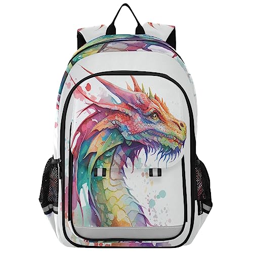Sac à dos aquarelle Dragon filles garçons école primaire A824 Mnsruu